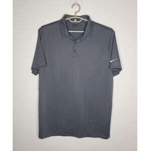 Nike Golf Dri-Fit standard fit grey short sleeve polo shirt - XL
